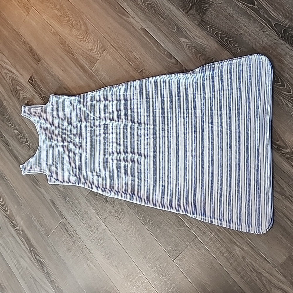 ❄️ Talbots tie-back stripe Maxi Dress ❄️